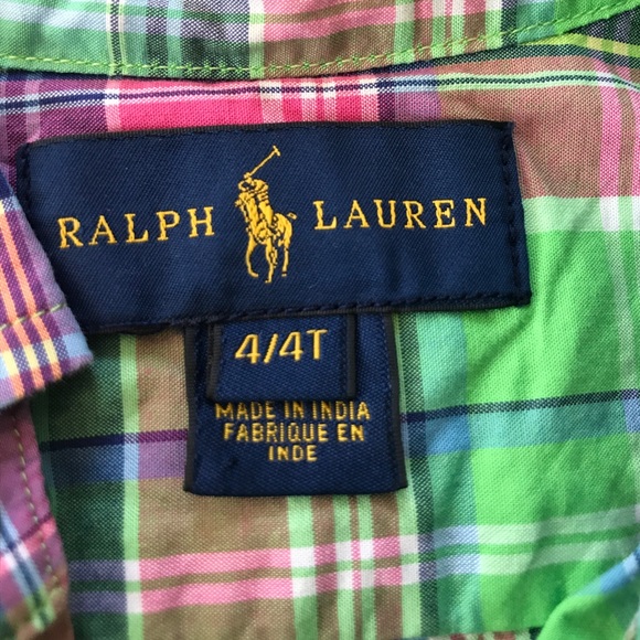 Plaid Ralph Lauren button down - Picture 3 of 3